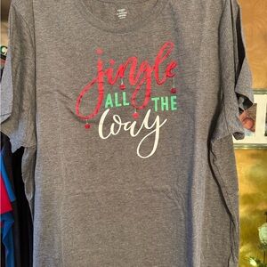 Gray Womens Holiday Shirt